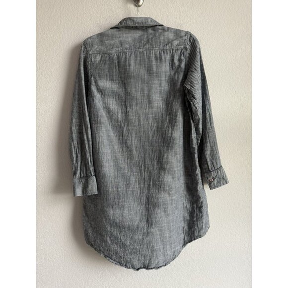 Levi’s Strauss &‎ Co Women's Striped Woven Sleep Shirt w/Pockets Blue Size Small - Picture 5 of 16